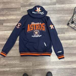 Pro Standard MLB Houston Astros Mash Up Rib Fleece Hoodie & Pants Tracksuit Set